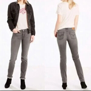 Levi’s 712 Slim Corduroy Grey Skinny Jeans Sz 26